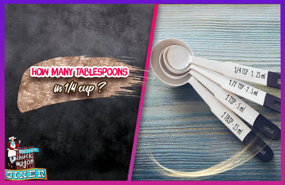 How many tablespoons in 1/4 cup